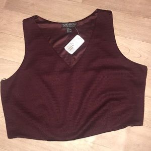 Knit crop top